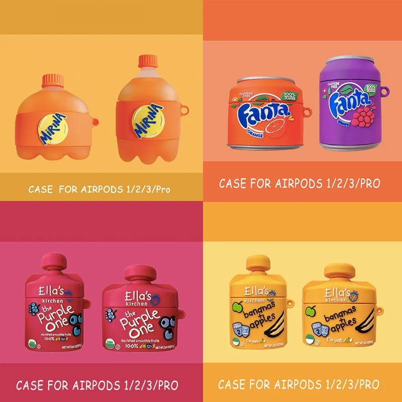 3D милый оранжевый содовый напиток Виноградный Вкус коробка беспроводные Bluetooth наушники Чехлы для AirPods Pro 2 1 мягкий силиконовый чехол для гар...
3D милый оранжевый содовый напиток Виноградный Вкус коробка беспроводные Bluetooth наушники Чехлы для AirPods Pro 2 1 мягкий силиконовый чехол для гар...