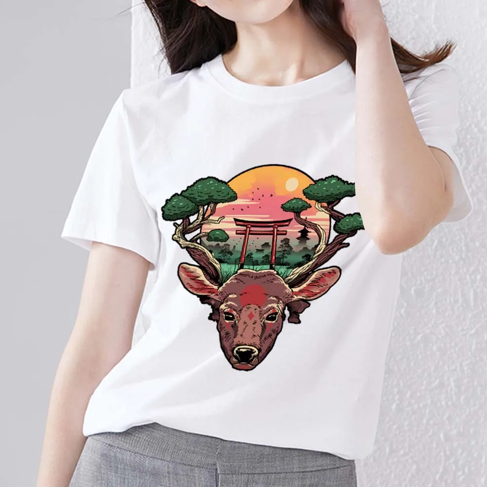 Women's Japanese Street White T-shirt Clothing Fashion Casual Printing Funny Pattern Series Comfortable Commuter Round Neck Top
Women's Japanese Street White T-shirt Clothing Fashion Casual Printing Funny Pattern Series Comfortable Commuter Round Neck Top