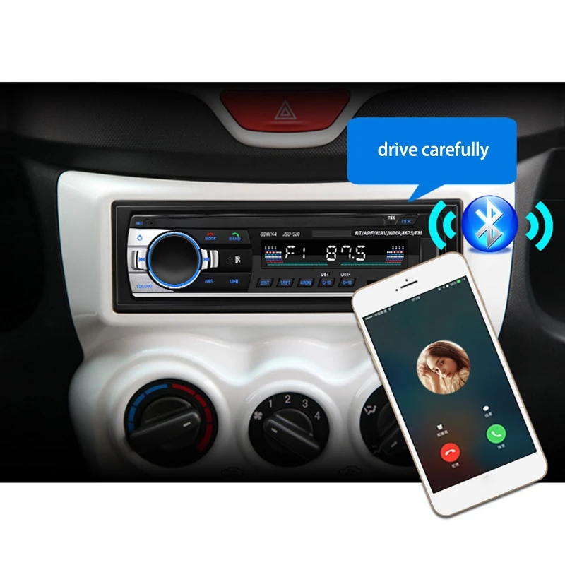 Bluetooth Car Audio Stereo Receiver Single DIN 24V FM Receiver MP3 Radio Player with Remote Control
Bluetooth Car Audio Stereo Receiver Single DIN 24V FM Receiver MP3 Radio Player with Remote Control