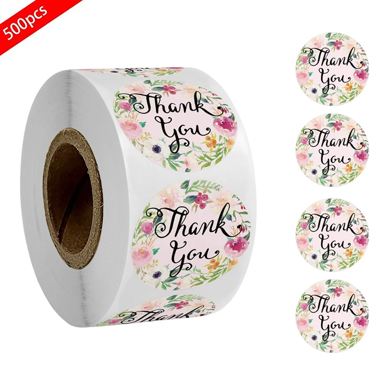 Pretty 500pcs Round Floral New Styles Thank You Stickers Seal Label for Wedding Favor Party Handmade Envelope Stationery Sticker
Pretty 500pcs Round Floral New Styles Thank You Stickers Seal Label for Wedding Favor Party Handmade Envelope Stationery Sticker