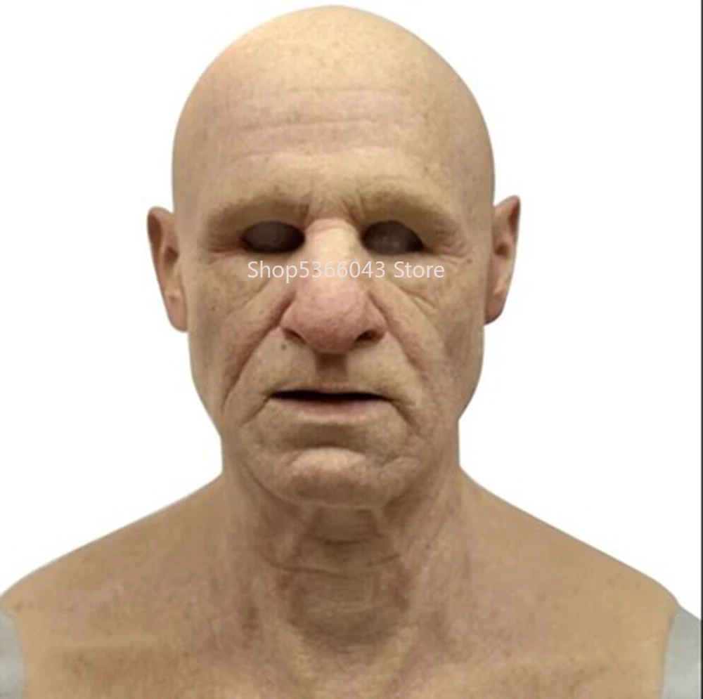 Halloween Old People Full Head Masks Grandparents Headgear Cosplay Realistic Latex Old Man Mask Disguise Horror Hair Party Props 
Halloween Old People Full Head Masks Grandparents Headgear Cosplay Realistic Latex Old Man Mask Disguise Horror Hair Party Props