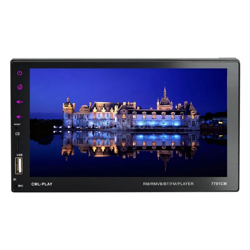 10Pcs/Lot 7" 2 Din Car Radio MP5 Player 7701 Touchscreen Auto Radio Player Bluetooth Mirror Link View Camera Car Stereo 7701CM
10Pcs/Lot 7" 2 Din Car Radio MP5 Player 7701 Touchscreen Auto Radio Player Bluetooth Mirror Link View Camera Car Stereo 7701CM