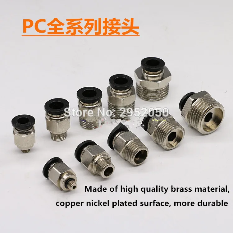 Free Shipping10pcs/lot 10mm To 3/8" Air Straight Pneumatic Hose Male Tube Fitting PC10-03 One Touch Pipe Plastic Tube Connector
Free Shipping10pcs/lot 10mm To 3/8" Air Straight Pneumatic Hose Male Tube Fitting PC10-03 One Touch Pipe Plastic Tube Connector