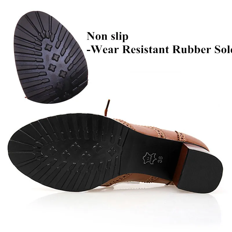 Fashion Lace Up Women High Heel Shoes Round Toe Woman Pumps Plus Size Pu Leather Oxfords Shoes New Ladies Outdoor Footwear Pumps
Fashion Lace Up Women High Heel Shoes Round Toe Woman Pumps Plus Size Pu Leather Oxfords Shoes New Ladies Outdoor Footwear Pumps