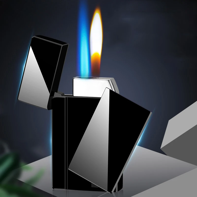 Metal Gas Lighter Magic Flame Butane 1300C Turbo Lighter Cigar Cigarettes Smoking Accessories Gadgets for Men Lighters
Metal Gas Lighter Magic Flame Butane 1300C Turbo Lighter Cigar Cigarettes Smoking Accessories Gadgets for Men Lighters