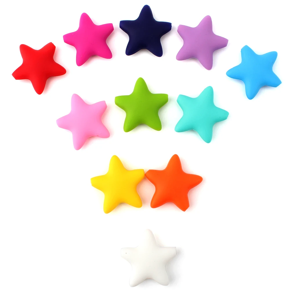 Keep&grow 50 pcs Star Silicone Beads Baby Teething BPA Free Silicone Teething Beads Food Grade Baby Chew Teething Necklace DIY
Keep&grow 50 pcs Star Silicone Beads Baby Teething BPA Free Silicone Teething Beads Food Grade Baby Chew Teething Necklace DIY