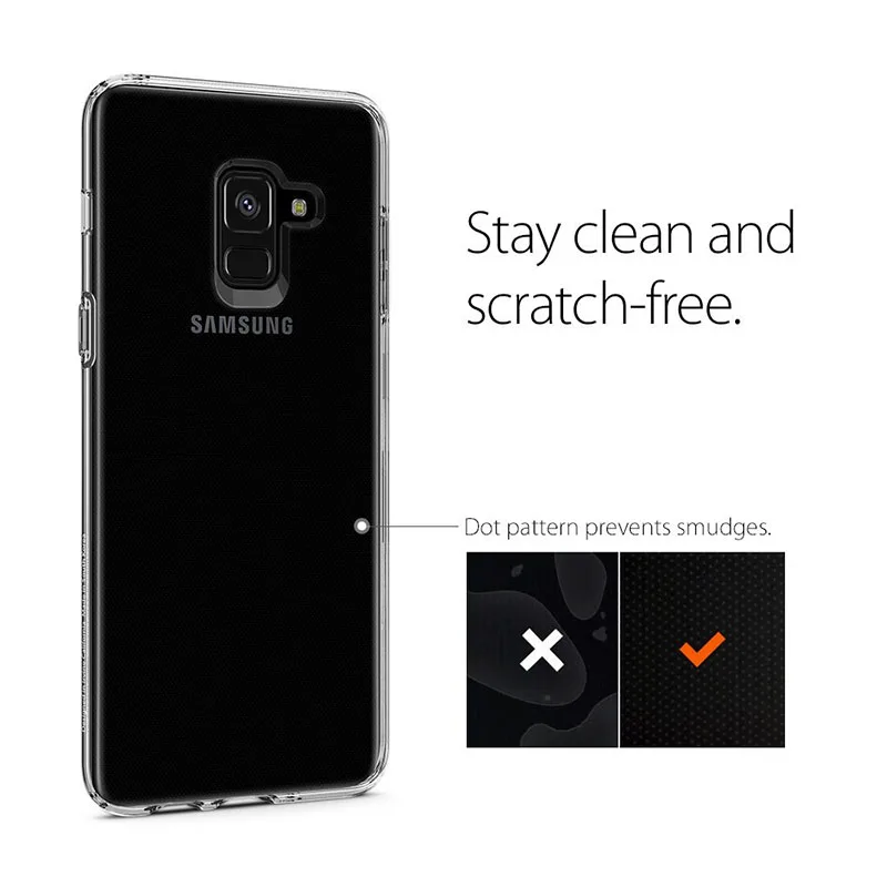 Мягкий прозрачный чехол из ТПУ для Samsung Galaxy A8 + Plus 2018 SM-A530 SamsungA8 GalaxyA8 телефона