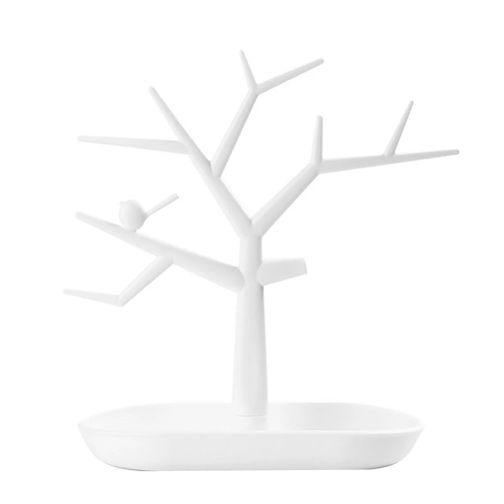 White Jewelry Display Stand for Hanging Earrings Bracelets Necklace 
White Jewelry Display Stand for Hanging Earrings Bracelets Necklace