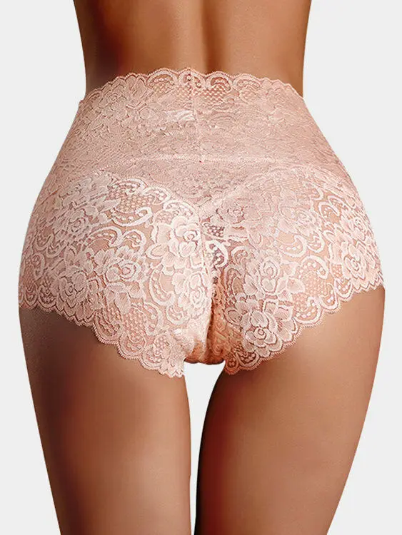 Plus Size Women Sexy Floral Lace High Waist Raise Buttock Panties Briefs Underwear for Female hipster Underpant
Plus Size Women Sexy Floral Lace High Waist Raise Buttock Panties Briefs Underwear for Female hipster Underpant