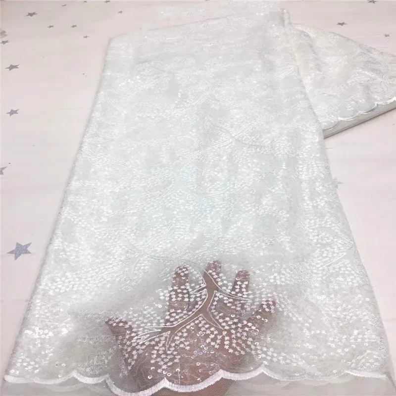 2021 white High Quality African French Lace Fabric With Sequins Nigerian Net Lace Fabric Pure White Milk Silk 3D Lace For Party
2021 white High Quality African French Lace Fabric With Sequins Nigerian Net Lace Fabric Pure White Milk Silk 3D Lace For Party