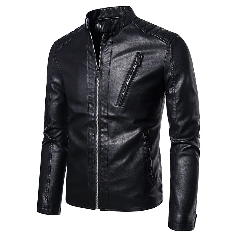 2021 new jacket autumn and winter youth leather clothing fashion trend simple personality men's men's stable men retro clothes
2021 new jacket autumn and winter youth leather clothing fashion trend simple personality men's men's stable men retro clothes