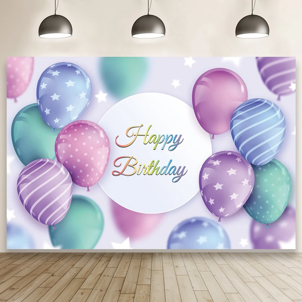 Balloons Decoration Cake Table Banner Backgrounds Photography Happy Birthday Family Party Home Decor Backdrops Vinyl Poster
Balloons Decoration Cake Table Banner Backgrounds Photography Happy Birthday Family Party Home Decor Backdrops Vinyl Poster