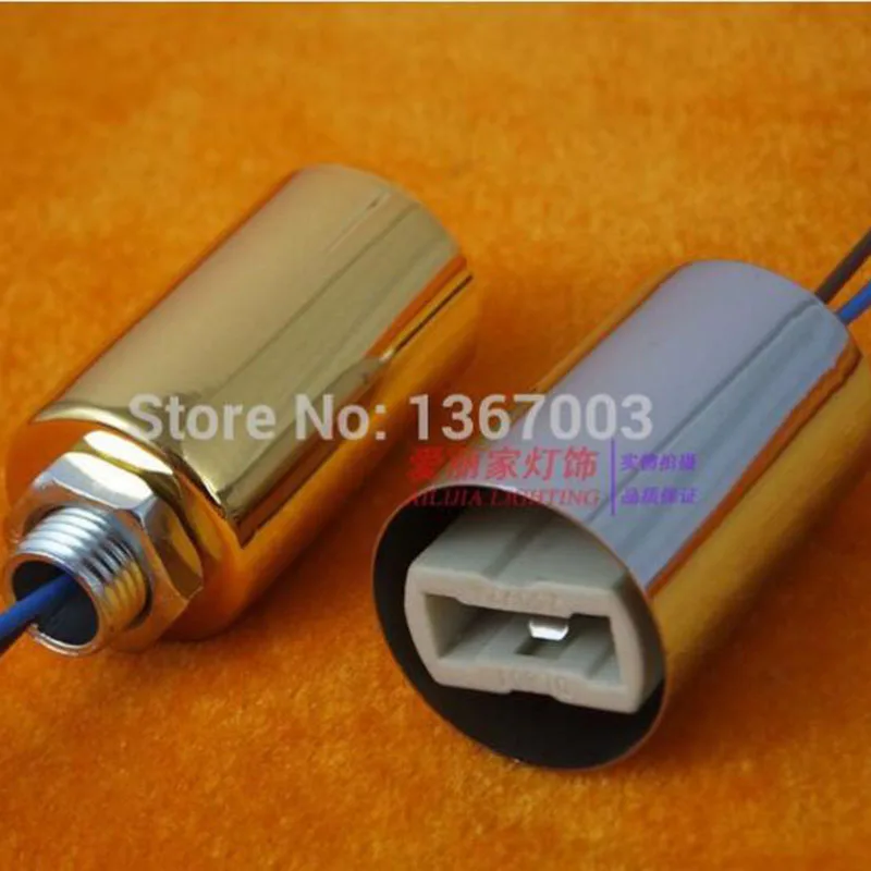 10pcs G9 Socket Ceramic Base Halogen LED Lamp Bulb Light Holder Chrome/Gold Case
10pcs G9 Socket Ceramic Base Halogen LED Lamp Bulb Light Holder Chrome/Gold Case