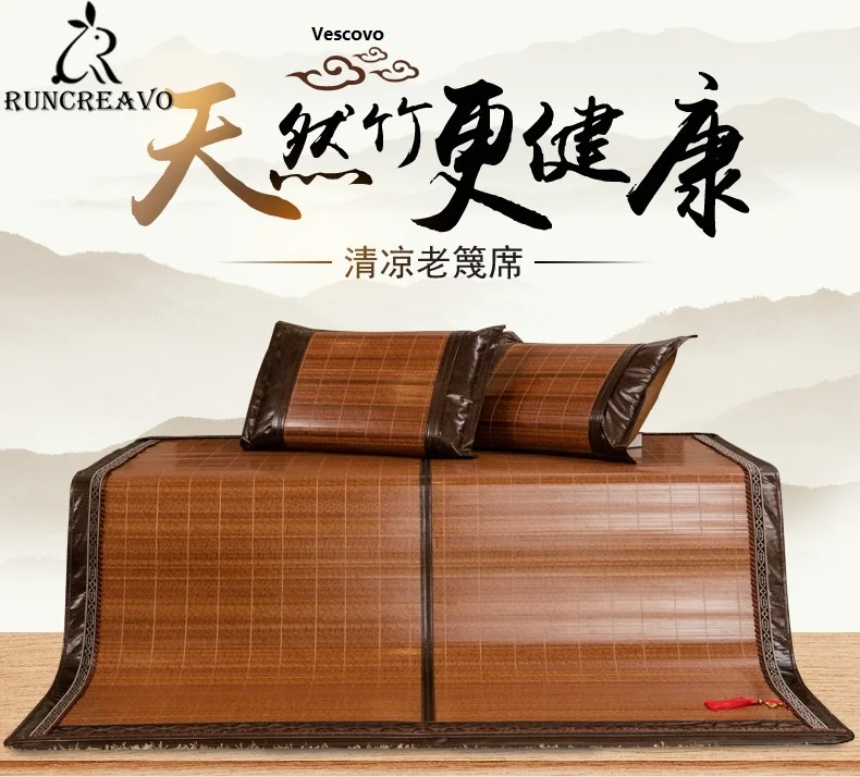 Cool Summer Mat Double Sided Folding Wrapping1.3/ 1.5/1.8m 100% Pure Natural Bamboo Mat
Cool Summer Mat Double Sided Folding Wrapping1.3/ 1.5/1.8m 100% Pure Natural Bamboo Mat