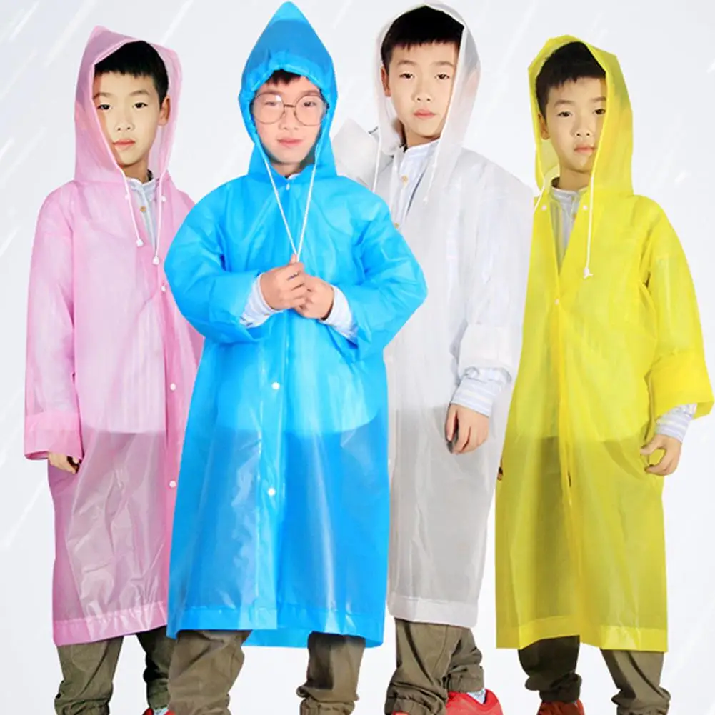 Student Unisex Disposable Portable Waterproof Drawstring Hooded Raincoat Poncho EVA
Student Unisex Disposable Portable Waterproof Drawstring Hooded Raincoat Poncho EVA