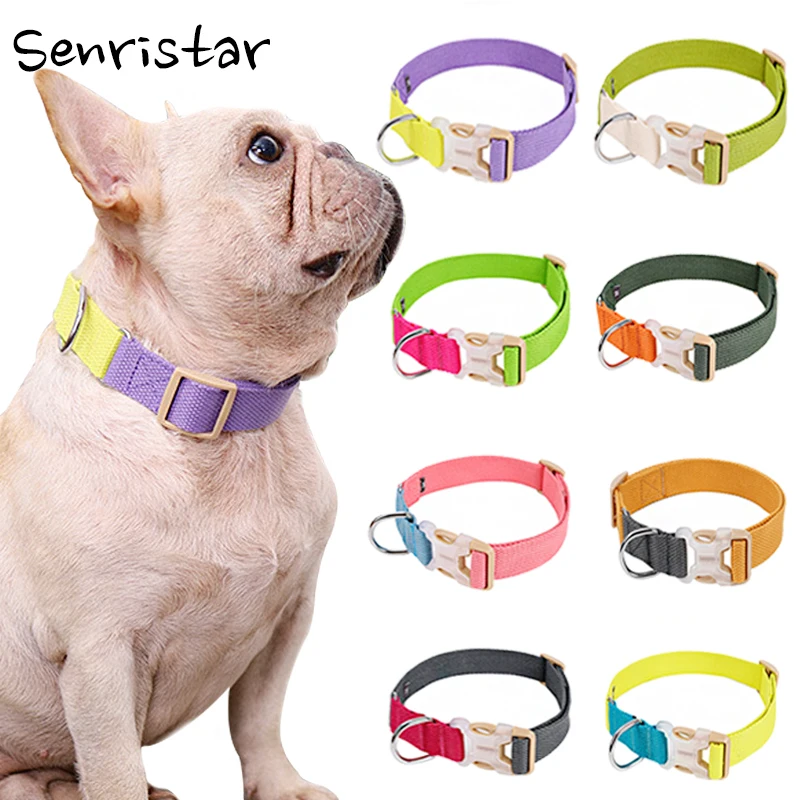 Fancy Nylon Pet Dog Collar Safe Walking Adjustable Dog Collar for Small Medium Large Dogs Buldog Pitbull INS Style Pets Collars 
Fancy Nylon Pet Dog Collar Safe Walking Adjustable Dog Collar for Small Medium Large Dogs Buldog Pitbull INS Style Pets Collars