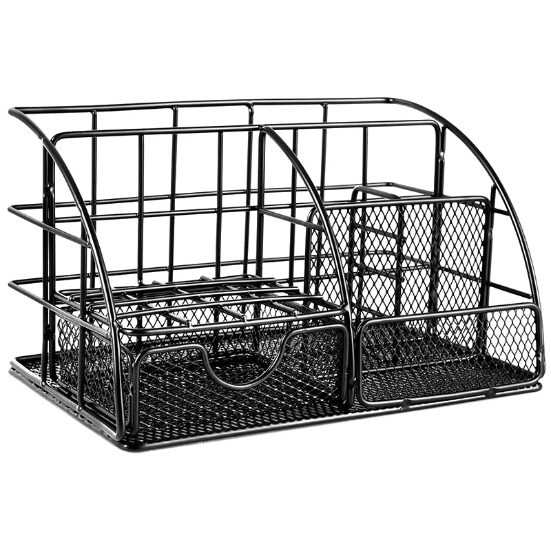 Органайзер для стола, сетчатые офисные принадлежности, аксессуары для стола, 5 отделений + 1 мини-выдвижной ящик
Органайзер для стола, сетчатые офисные принадлежности, аксессуары для стола, 5 отделений + 1 мини-выдвижной ящик