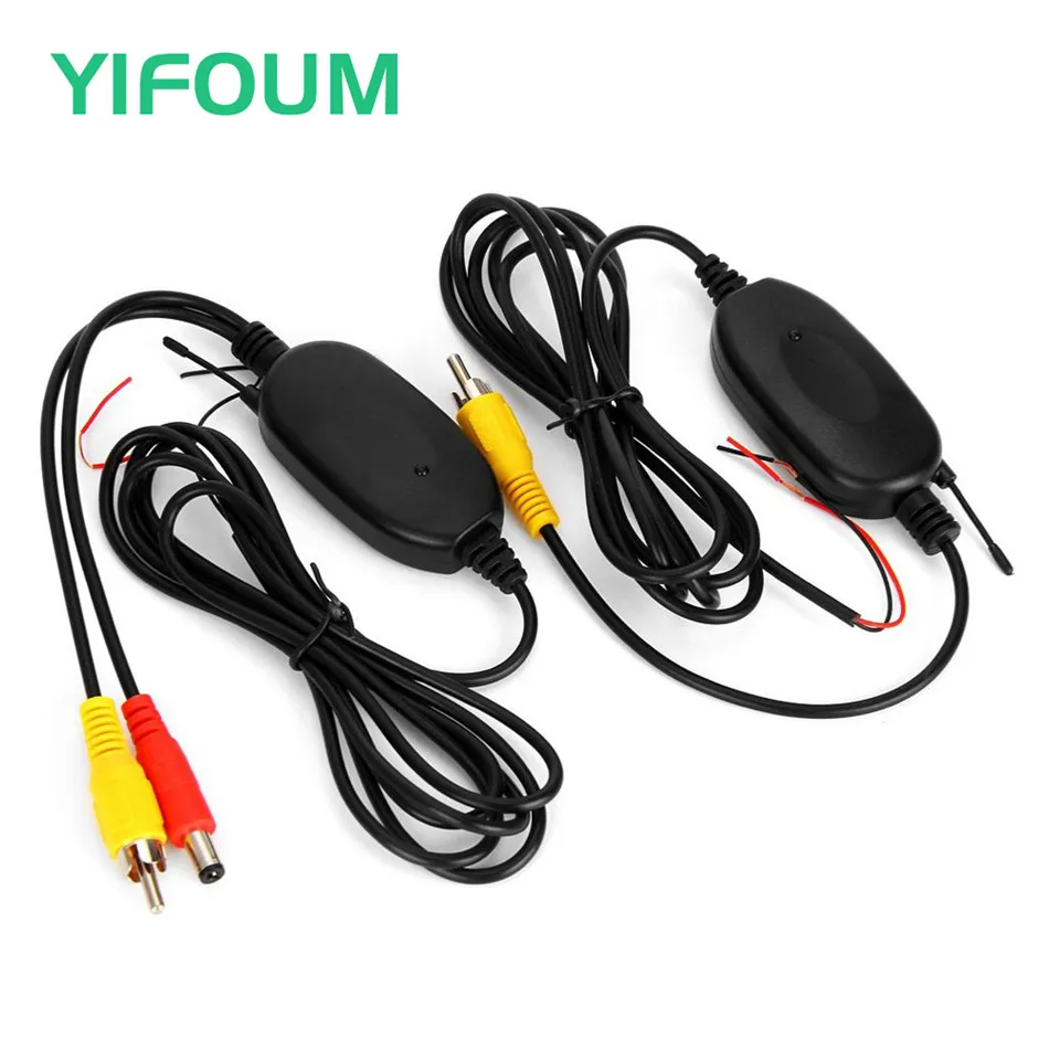 YIFOUM 2.4Ghz Wireless RCA Video Transmitter Receiver for DVD Parking Monitor Rear View Camera Reverse Rearview Backup Camera
YIFOUM 2.4Ghz Wireless RCA Video Transmitter Receiver for DVD Parking Monitor Rear View Camera Reverse Rearview Backup Camera