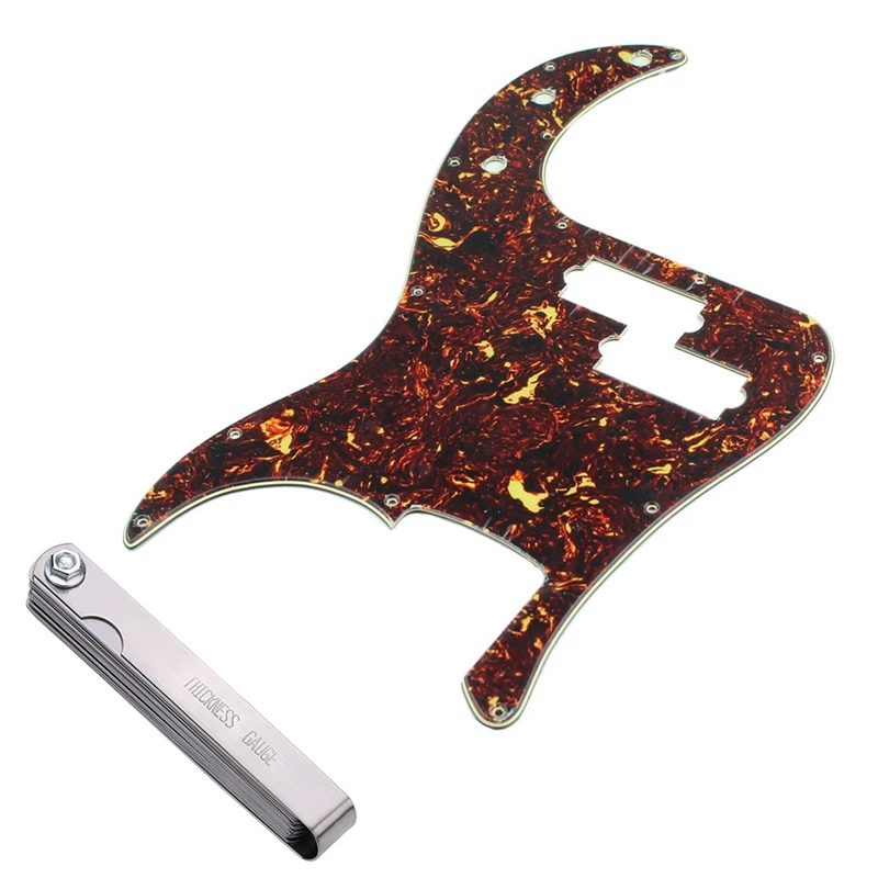 Cool Dark Red Flame Pattern 3 Ply Pickguard Scratch Plate for P Bass Guitar Part with Guitar 32 Blade Feeler Gauge Set
Cool Dark Red Flame Pattern 3 Ply Pickguard Scratch Plate for P Bass Guitar Part with Guitar 32 Blade Feeler Gauge Set
