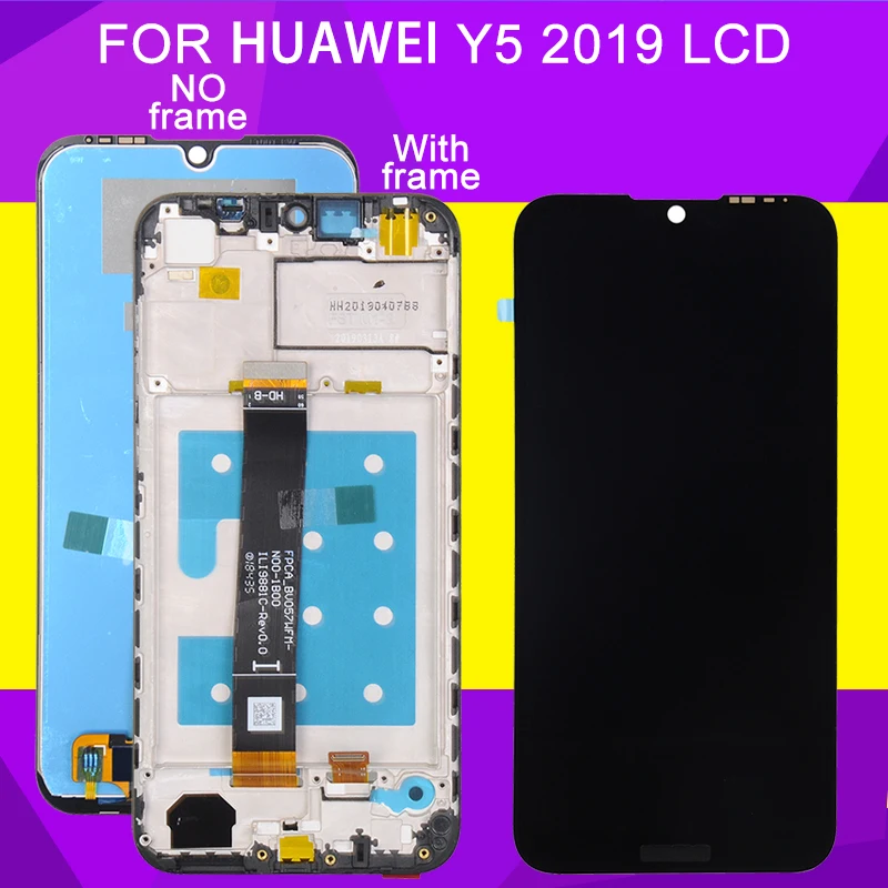 Catteny 5.71inch For Huawei Y5 2019 Lcd With Touch Screen Digitizer KSE-LX9 KSA-LX9 Assembly Display Frame | Мобильные телефоны и