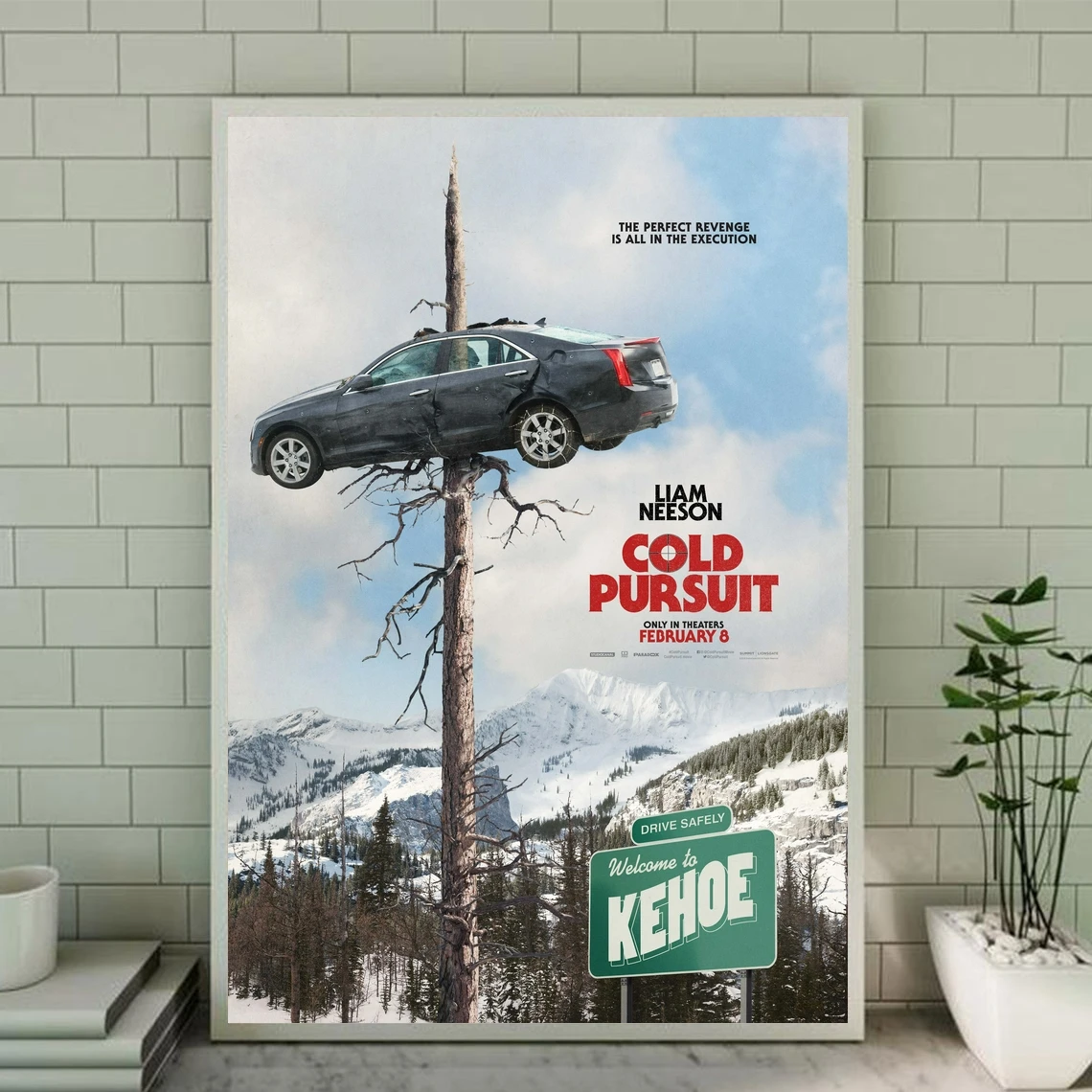 

Cold Pursuit Movie Poster Canvas Art Prints Home Decoration Wall Painting ( No Frame )