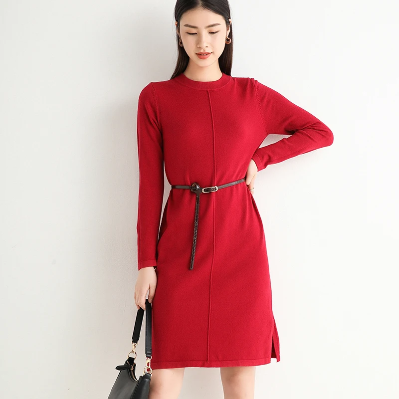 adohon 2020 women winter Cashmere sweaters and autumn women knitted Pullovers High Quality Long Dresses Female O-neck
adohon 2020 women winter Cashmere sweaters and autumn women knitted Pullovers High Quality Long Dresses Female O-neck