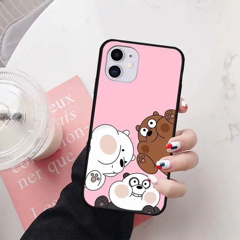 Cute Ice Bear We Bear Panda Phone Case Black TPU Soft For IPhone 12 11 PRO MAX X XS XR 6S 7 8 PLUS SE Cases Cover
Cute Ice Bear We Bear Panda Phone Case Black TPU Soft For IPhone 12 11 PRO MAX X XS XR 6S 7 8 PLUS SE Cases Cover