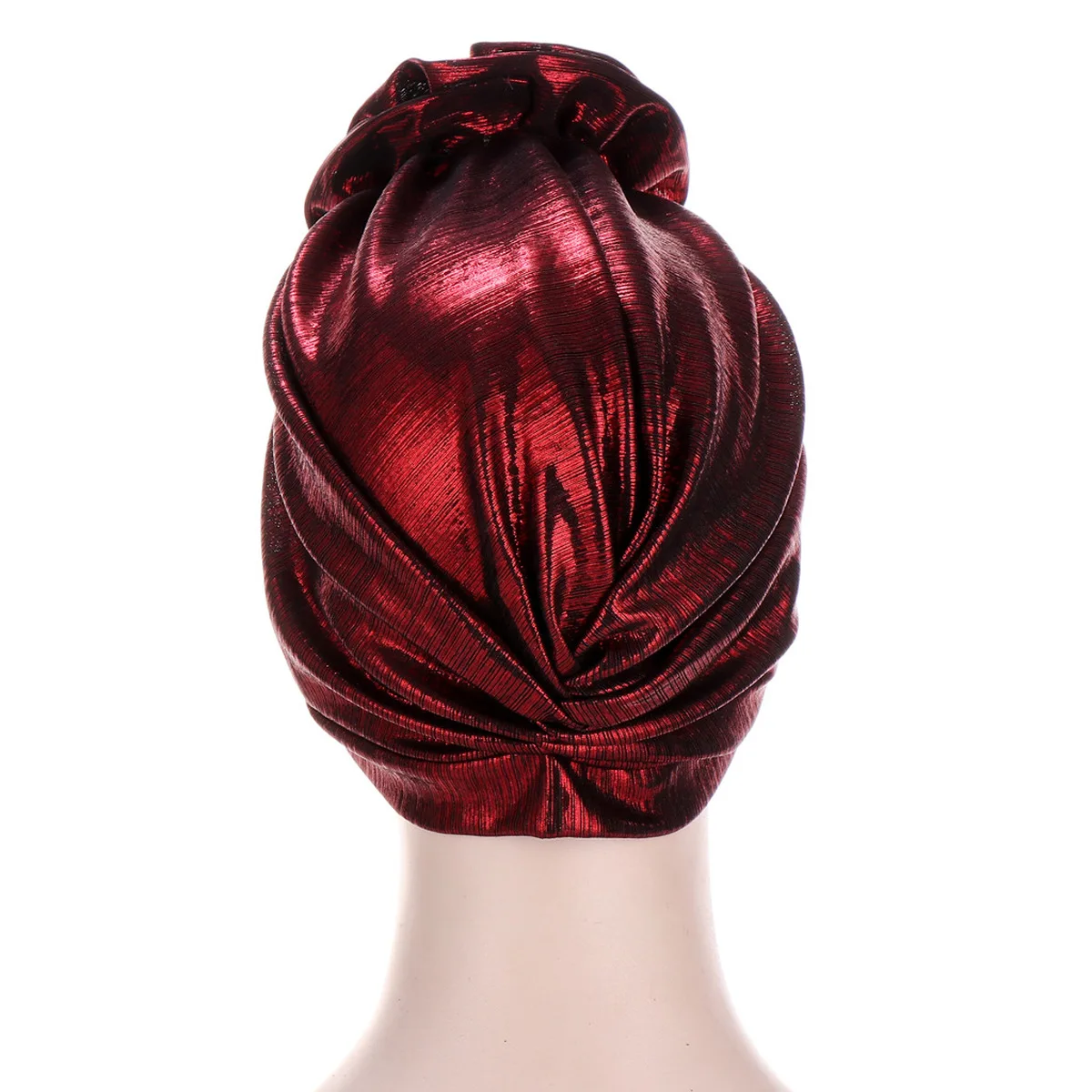 Helisopus New Metallic Pleated Turban Shiny Hijab Head Wrap Oversized Flower Headscarf Hat Muslim Headwear Hair Accessories
Helisopus New Metallic Pleated Turban Shiny Hijab Head Wrap Oversized Flower Headscarf Hat Muslim Headwear Hair Accessories