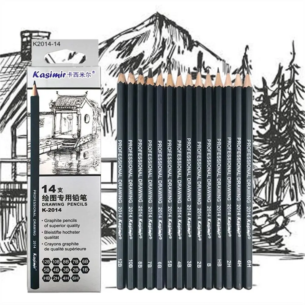 Supplies 4B 5B 6B 10B 12B 1B Students HB 2B 6H 4H 2H 3B Drawing Pencil Set Painting Pencils Professional Sketch
Supplies 4B 5B 6B 10B 12B 1B Students HB 2B 6H 4H 2H 3B Drawing Pencil Set Painting Pencils Professional Sketch