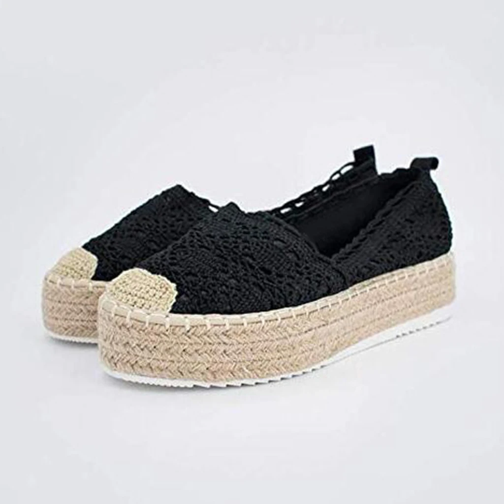 Adisputent Lace Hollow Out Women Shoes Platform Casual Shoes Lady Breathable Thick Bottom Espadrilles Zapatos Flats Footwear
Adisputent Lace Hollow Out Women Shoes Platform Casual Shoes Lady Breathable Thick Bottom Espadrilles Zapatos Flats Footwear