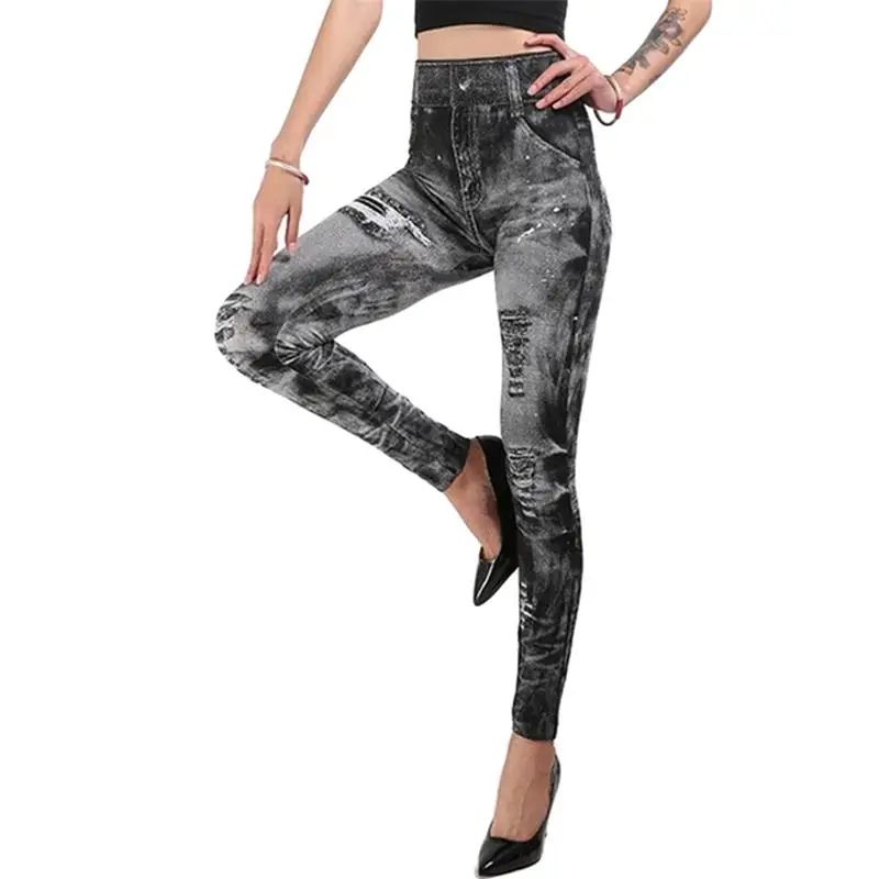 2021 Women Sexy Imitation Jean Skinny Jeggings Fashion Classic Stretchy Slim Leggings Skinny Pants Plus Size Bottoms Hot Sale
2021 Women Sexy Imitation Jean Skinny Jeggings Fashion Classic Stretchy Slim Leggings Skinny Pants Plus Size Bottoms Hot Sale