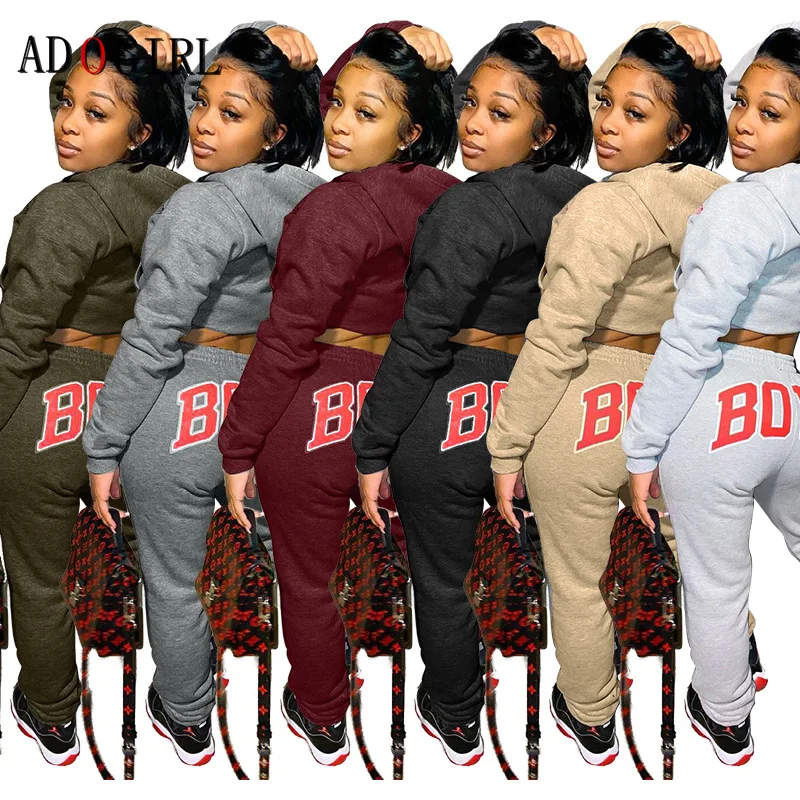 Adogirl Women Hooded Tracksuit 2 Pieces Sweater Set Casual Activity Fitness Autumn Winter Solid Matching Sets 2020
Adogirl Women Hooded Tracksuit 2 Pieces Sweater Set Casual Activity Fitness Autumn Winter Solid Matching Sets 2020