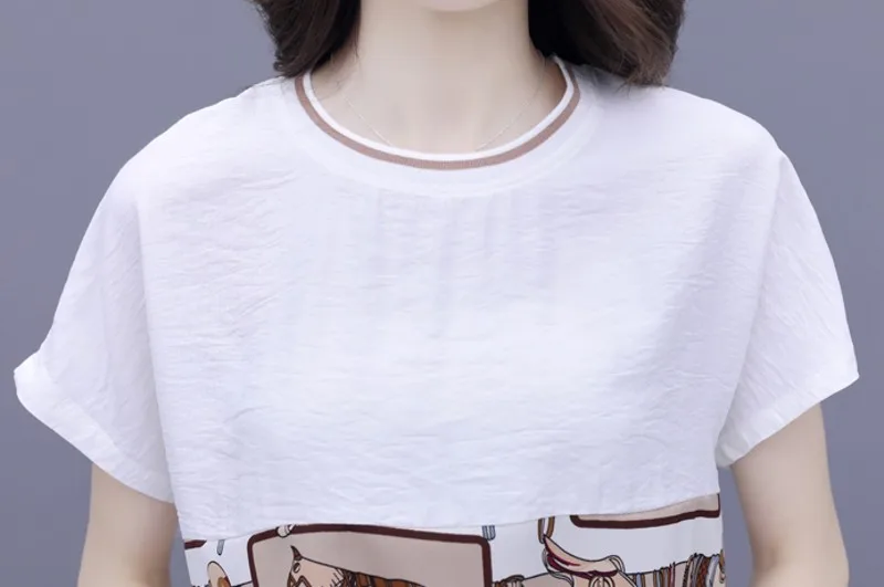 2021 Summer Casual women Leisure Sweatshirt Two-Piece Outfit print O Neck Short Sleeve tops+ Trousers sets
2021 Summer Casual women Leisure Sweatshirt Two-Piece Outfit print O Neck Short Sleeve tops+ Trousers sets