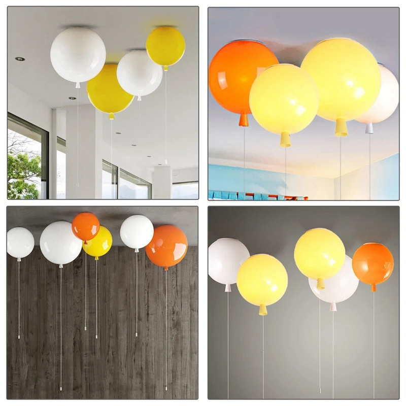 2x Pendant Ceiling Balloon Design Light Deco Ceiling Fixture Lampshade E27 Yellow/Orange
2x Pendant Ceiling Balloon Design Light Deco Ceiling Fixture Lampshade E27 Yellow/Orange