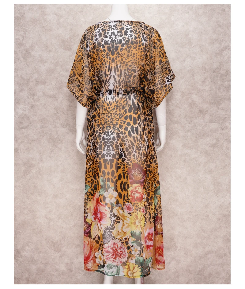 Print Chiffon Beach Cover up Tunics for Beach Long Kaftan Bikini Cover up Robe de Plage Sarong Beach Swimsuit coverup Q1178
Print Chiffon Beach Cover up Tunics for Beach Long Kaftan Bikini Cover up Robe de Plage Sarong Beach Swimsuit coverup Q1178