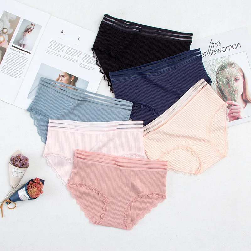 Plus Size Lace Panties Women's Cotton Underwear Soft Women Underpants Comfortable Girls Briefs Lingerie Female Sexy Panties
Plus Size Lace Panties Women's Cotton Underwear Soft Women Underpants Comfortable Girls Briefs Lingerie Female Sexy Panties