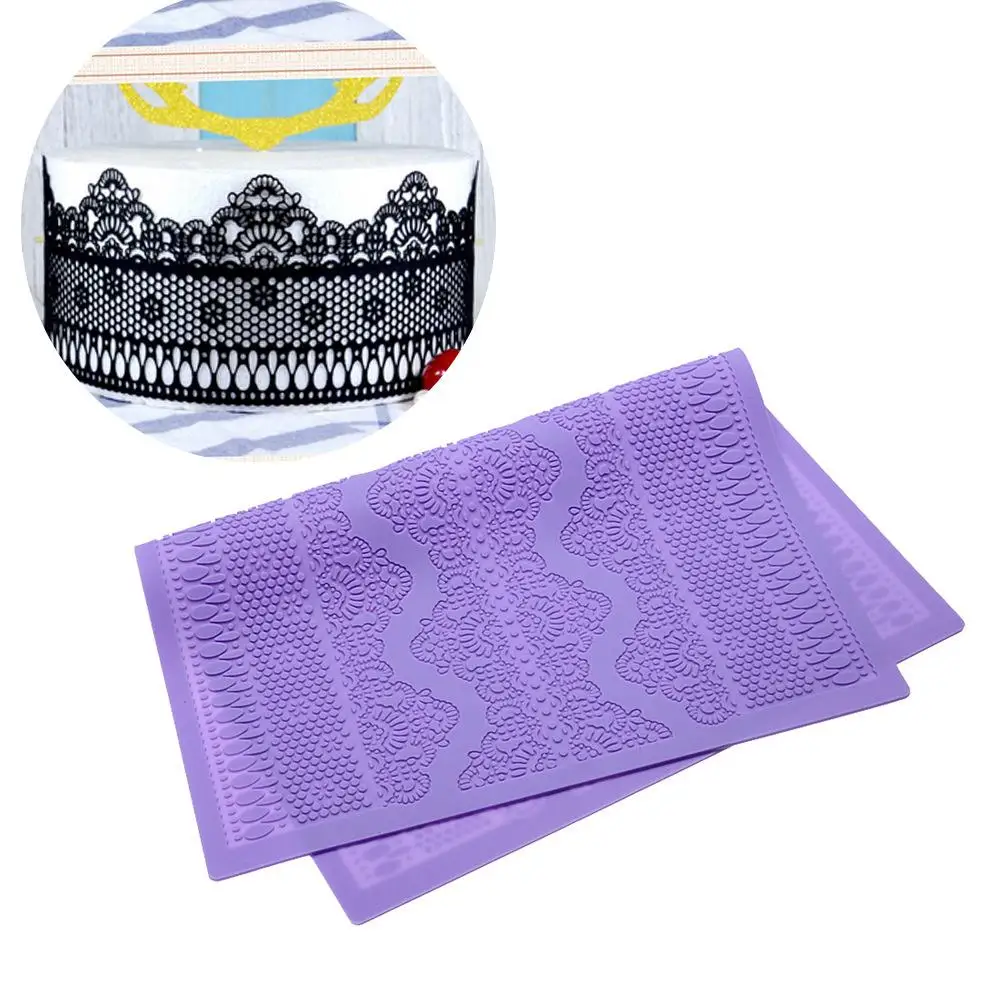 Silicone Mat Fondant Cake Flower Pattern Lace Embossed Cake Mold Sugar Lace Mat Cake Decorating Tool Embossing Mat
Silicone Mat Fondant Cake Flower Pattern Lace Embossed Cake Mold Sugar Lace Mat Cake Decorating Tool Embossing Mat