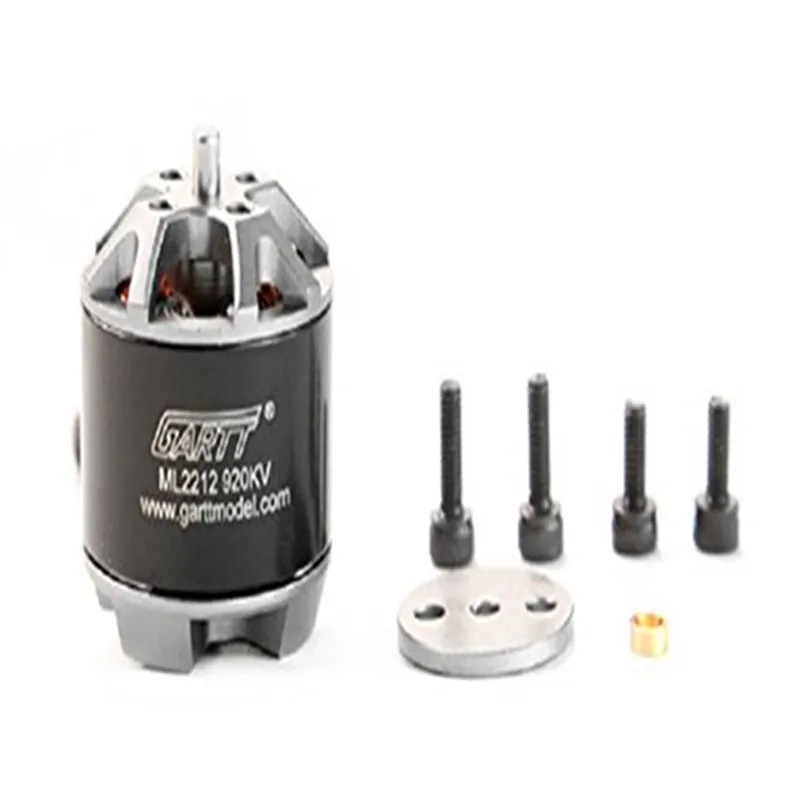 Бесщеточный двигатель GARTT ML2212 920KV 230W с адаптером для CW /CCW мультироторный