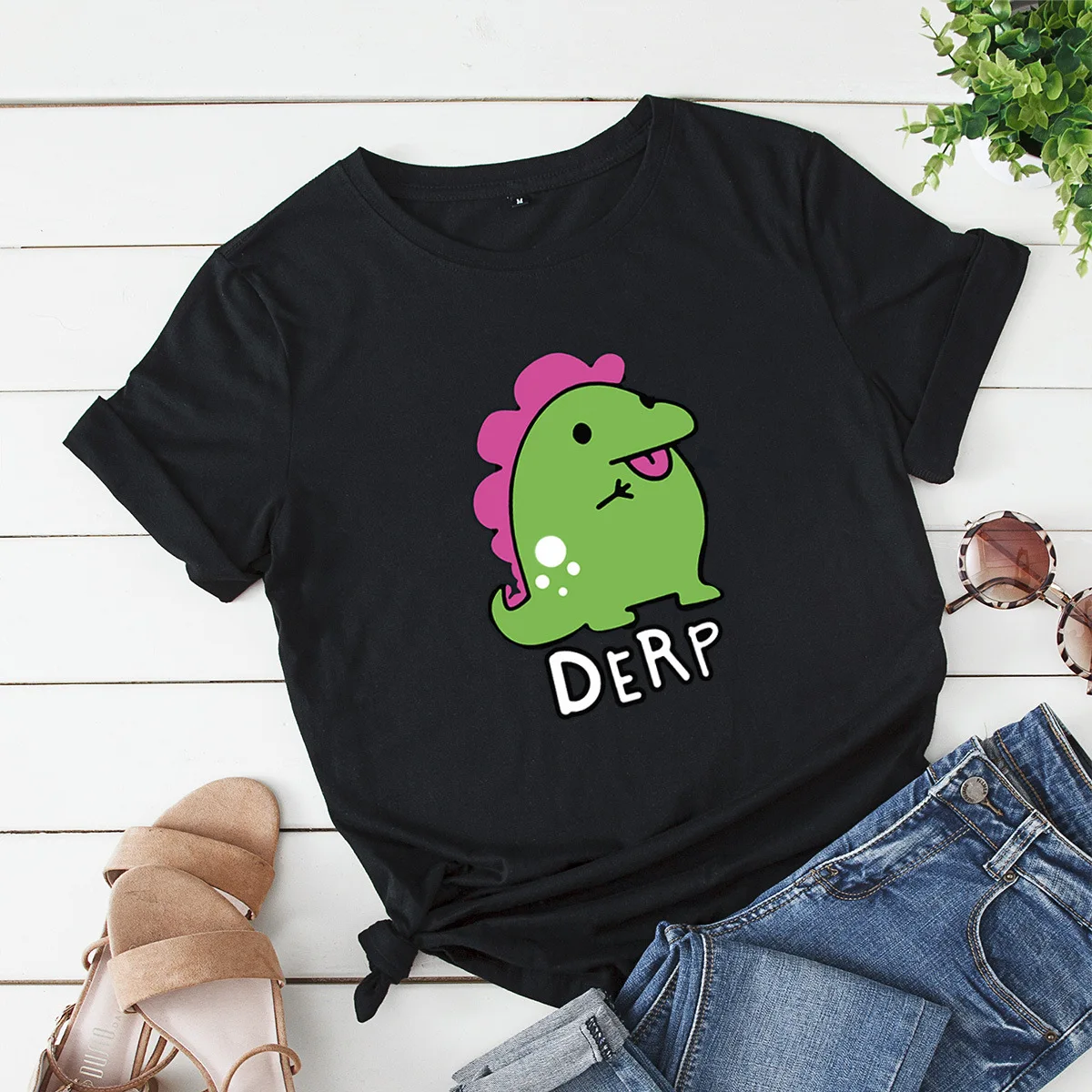 Cute Cartoon Dinosaur Printed Women T-shirt Summer Cotton Tee Oversized Ladies Tops Kawaii Woman T Shirts Plus Size Loose Tshirt
Cute Cartoon Dinosaur Printed Women T-shirt Summer Cotton Tee Oversized Ladies Tops Kawaii Woman T Shirts Plus Size Loose Tshirt