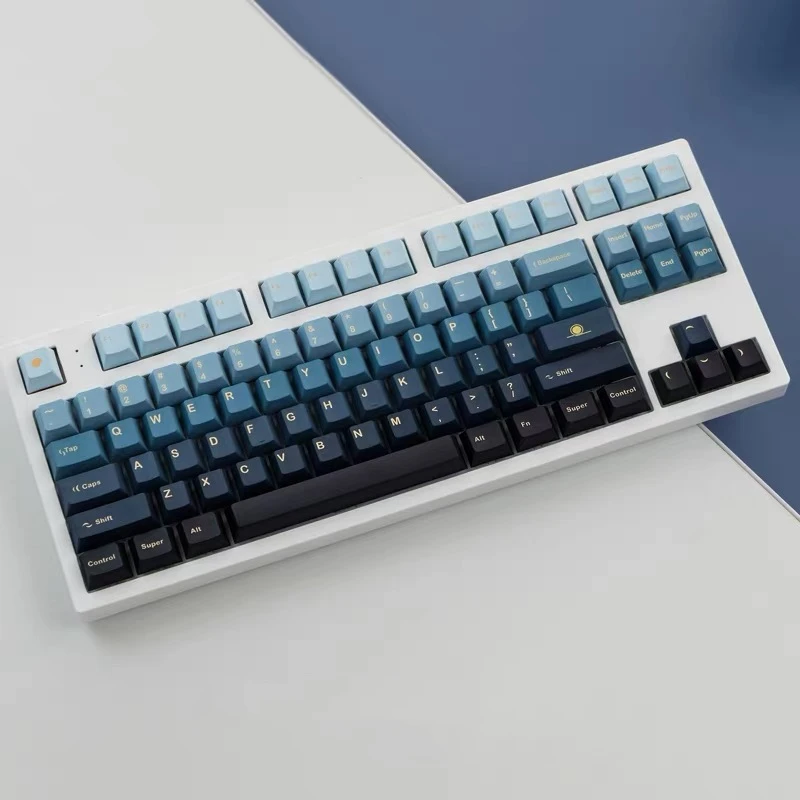 129 keys set Moon PBT keycap Five-Sided Dye Sub Cherry Keycaps Gradient For Cherry MX Switch GMMK Pro Mechanical Keyboard
129 keys set Moon PBT keycap Five-Sided Dye Sub Cherry Keycaps Gradient For Cherry MX Switch GMMK Pro Mechanical Keyboard