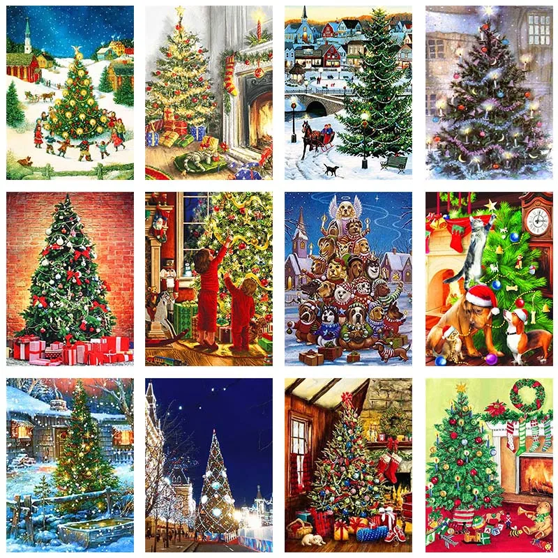 5D DIY Diamond Painting Christmas Tree Cross Stitch Embroidery Mosaic Handmade Full Square Round Drill Wall Decor Craft Gift
5D DIY Diamond Painting Christmas Tree Cross Stitch Embroidery Mosaic Handmade Full Square Round Drill Wall Decor Craft Gift