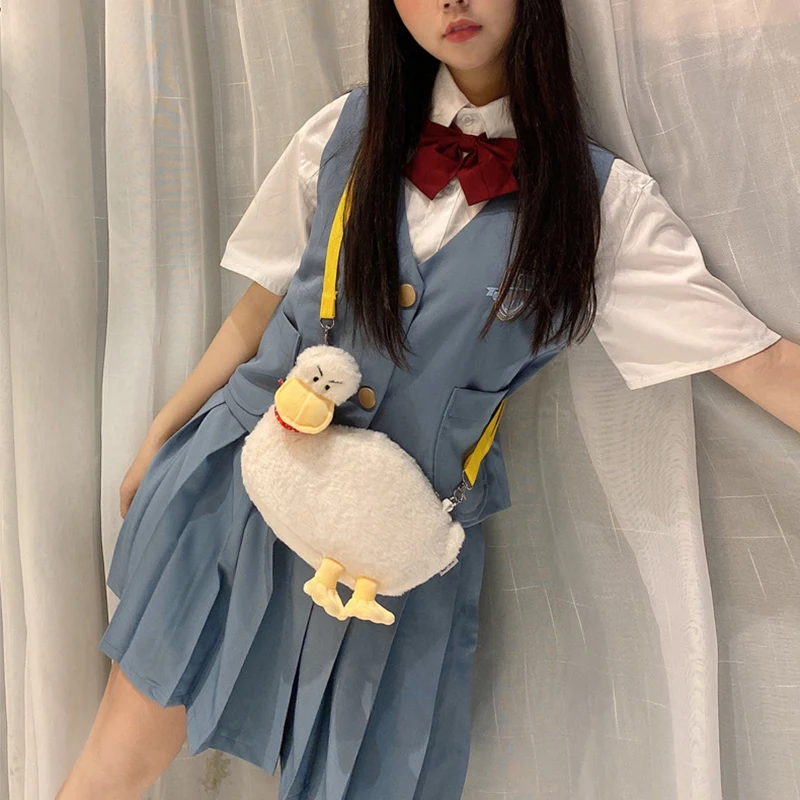 Cute Duck Plush Crossbody Bag Women Zipper Korean Kawaii Large Capacity Messenger Bags Female Phone Purse Organizer Gifts WY67
Cute Duck Plush Crossbody Bag Women Zipper Korean Kawaii Large Capacity Messenger Bags Female Phone Purse Organizer Gifts WY67