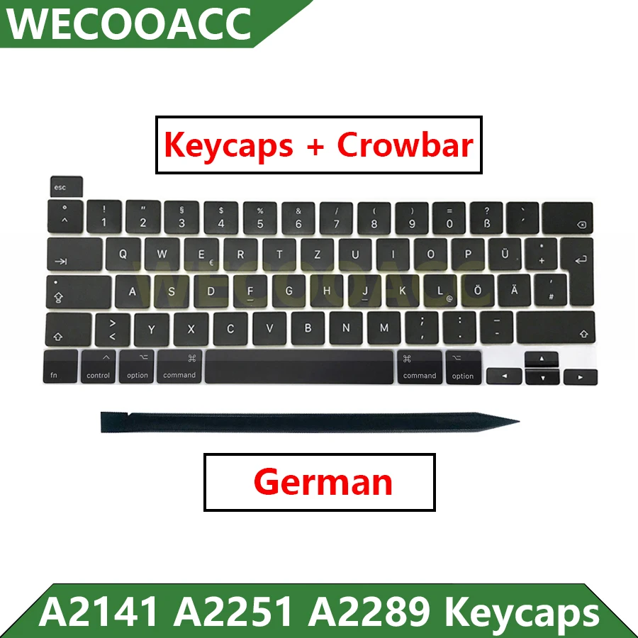 Новые колпачки для клавиш немецкий колпачок для Apple Macbook Pro Retina 13 "16" A2141 A2289 A2251 колпачок для клавиш 2019 2020 года
Новые колпачки для клавиш немецкий колпачок для Apple Macbook Pro Retina 13 "16" A2141 A2289 A2251 колпачок для клавиш 2019 2020 года