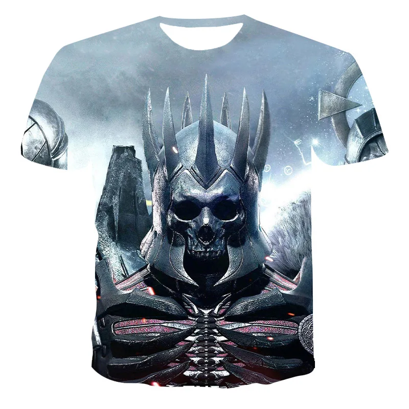 The latest spring and summer men and women 3D popular T-shirt domineering fashion personality skull pattern series Xxs-6XL
The latest spring and summer men and women 3D popular T-shirt domineering fashion personality skull pattern series Xxs-6XL