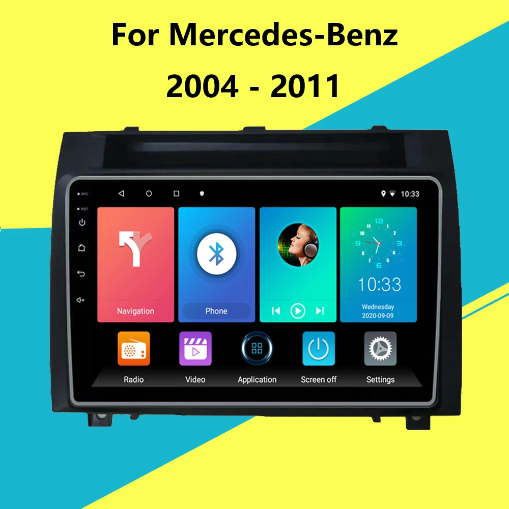 For Mercedes-Benz SLK Class R171 2004 - 2011 2 Din 9" Car Multimedia Player Android GPS Navigation Autoradio Head Unit
For Mercedes-Benz SLK Class R171 2004 - 2011 2 Din 9" Car Multimedia Player Android GPS Navigation Autoradio Head Unit