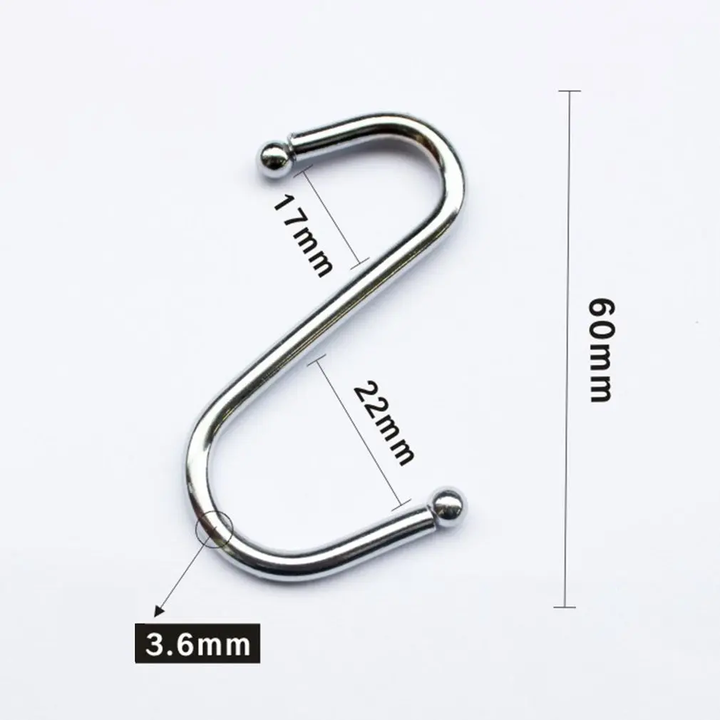 1Pcs S-Shape Hook Kitchen Railing S Hanger Hook Clasp Holder Stainless Steel Hooks For Hanging Clothes Handbag Hook
1Pcs S-Shape Hook Kitchen Railing S Hanger Hook Clasp Holder Stainless Steel Hooks For Hanging Clothes Handbag Hook