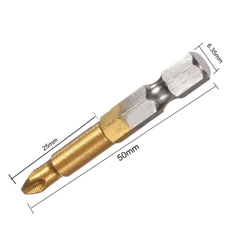 5 Pcs Drill Bits Screwdriver Bits Drive Bits Set PH2 Non-Slip Titanium Coated 50mm Long For Hand Tools Accessories
5 Pcs Drill Bits Screwdriver Bits Drive Bits Set PH2 Non-Slip Titanium Coated 50mm Long For Hand Tools Accessories