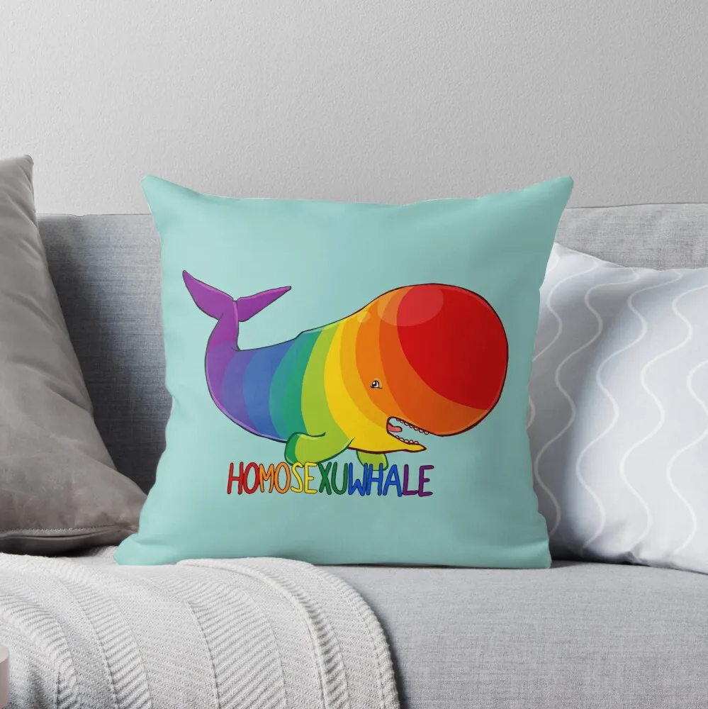Homosexuwhale - with text Throw Pillow Pillowcase Cushion Cover Home Decorative Sofa Pillow Cover Cushion Cover 40x40cm 45x45cm
Homosexuwhale - with text Throw Pillow Pillowcase Cushion Cover Home Decorative Sofa Pillow Cover Cushion Cover 40x40cm 45x45cm