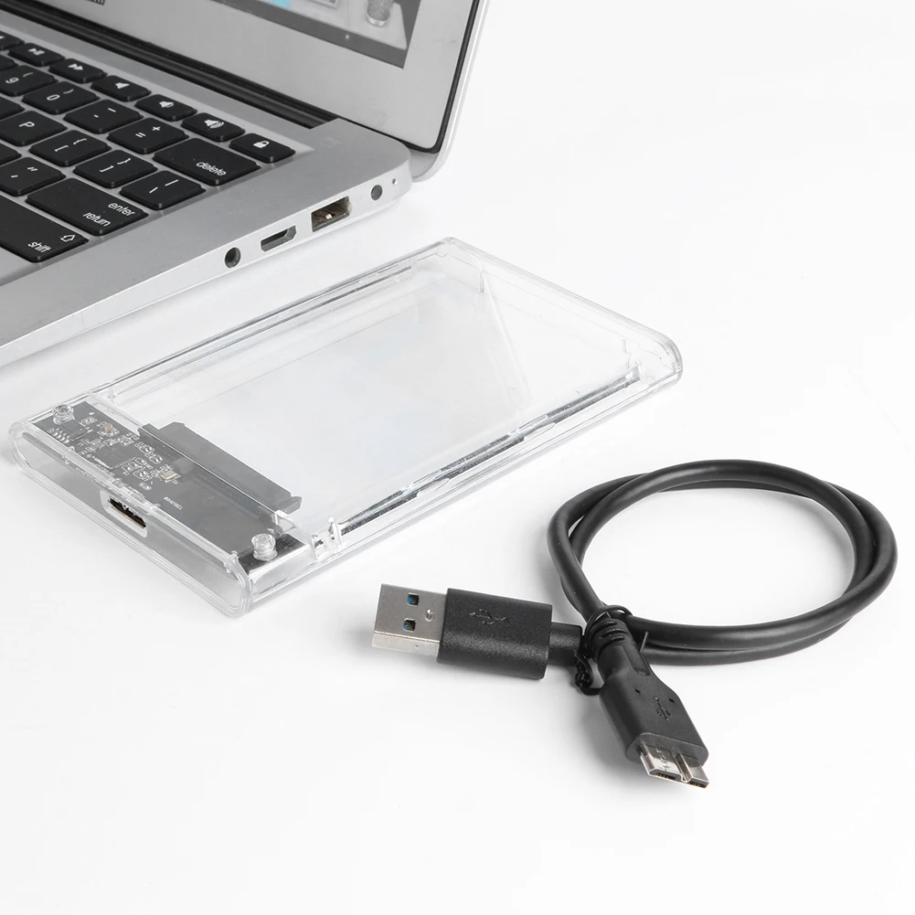 2.5 Inch HDD Enclosure SATA 3.0 to USB 3.0 5 Gbps 6TB Support UASP HD External SSD Hard Drive Case Mobile Box Hard Disk Adapter
2.5 Inch HDD Enclosure SATA 3.0 to USB 3.0 5 Gbps 6TB Support UASP HD External SSD Hard Drive Case Mobile Box Hard Disk Adapter