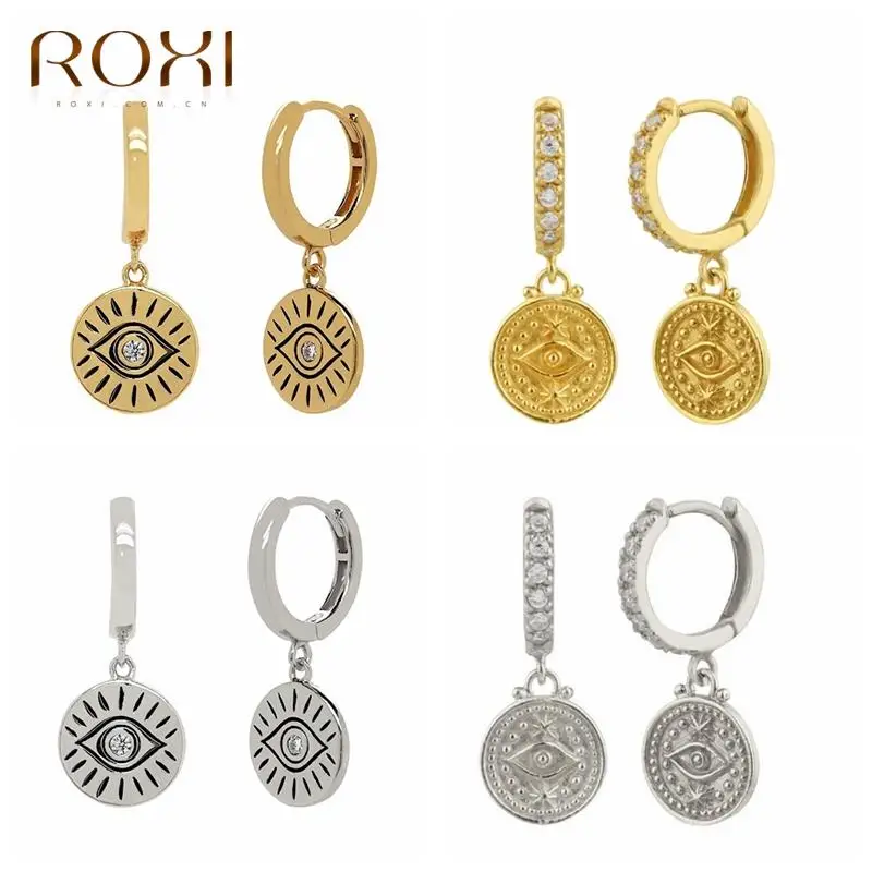 ROXI Crystal Eyes Totem Hoop Earrings for Women 925 Sterling Silver Drop Earring Jewelry Pendientes Plata Classic Christmas Gift
ROXI Crystal Eyes Totem Hoop Earrings for Women 925 Sterling Silver Drop Earring Jewelry Pendientes Plata Classic Christmas Gift